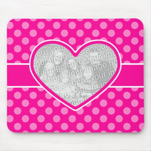 Custom Photo Valentine Keepsake Mouse Pad (Front)