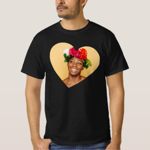 CUSTOM PHOTO VALENTINE'S DAY HEART T-Shirt