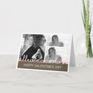Custom Photo Valentines Greeting Card Collage