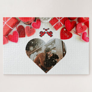 Custom Photo Valentine's Jigsaw Puzzle
