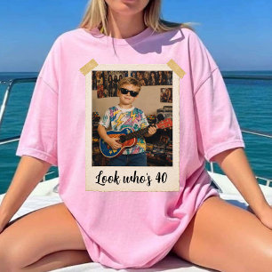 Custom photo vintage Polaroid, Friends & family T-Shirt