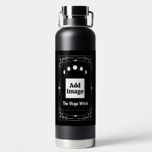Custom Photo Virgo Zodiac Tarot Birthday Trendy Water Bottle