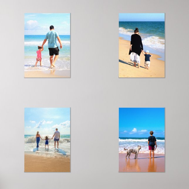Custom Photo Wall Art Set Gift with Your Photos (Front)