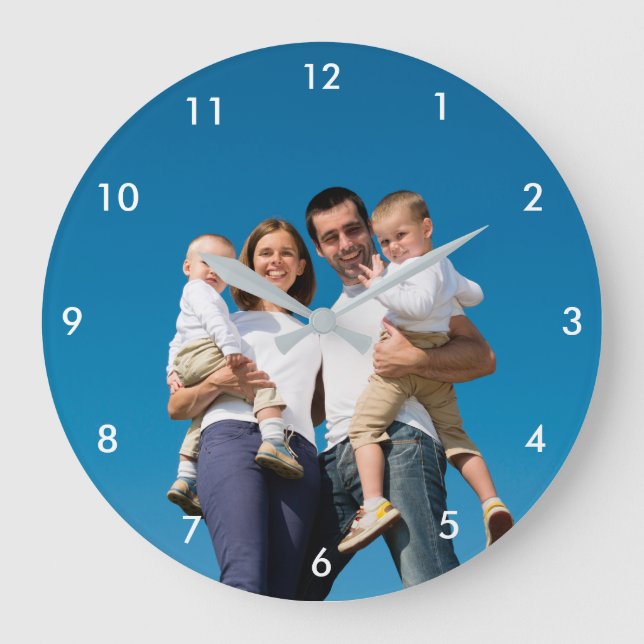 Custom Photo Wall Clock (Front)