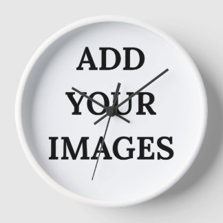 Custom Photo Wall Clock – Add Your Own Image