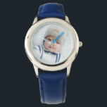 Custom Photo Watch<br><div class="desc">Create your own personalized photo gift by add your own photo, from your beloved family photo to your adorable pet photo, to make your design unique.
Please Note: Photos shown on product are sample photos with watermark for presentation purposes only.</div>