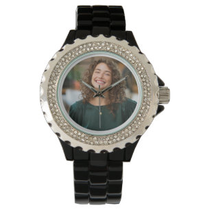 custom photo watch for her personalized glam photo