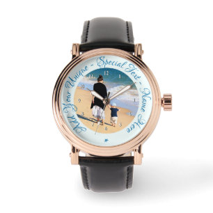 Custom Photo Watch Gift with Your Photos and Text