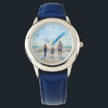 Custom Photo Watch with Your Photos Design<br><div class="desc">Custom Photo Watches - Unique Your Own Design Personalized Family / Friends or Personal Watch Gift - Add Your Photo / or Text / more - Resize and move or remove and add elements / image with Customization tool ! Good Luck - Be Happy :)</div>