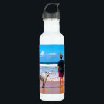 Custom Photo Water Bottle with Your Photos Design<br><div class="desc">Custom Photo Water Bottle - Make Your Own Design - Personalized Family / Friends / Pets or Personal Water Borrls Gift - Add Your Photo / Text / Name - Resize and move or remove and add elements / text with customization tool ! You can transfer this design to more...</div>