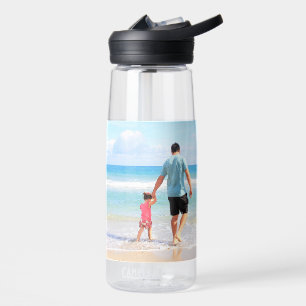 Custom Photo Water Bottle Your Family Photos Dad
