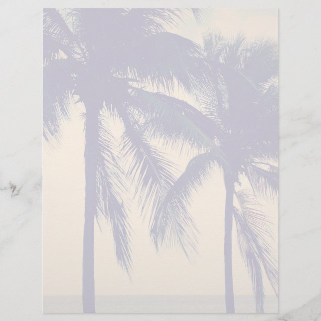 Custom photo watermark background image letterhead (Front)