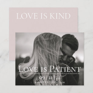 Custom Photo Wedding Postponement Announcement