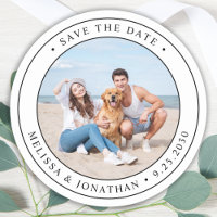 Custom Photo Wedding Save The Date 