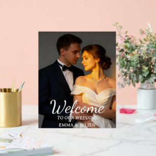 Custom Photo Wedding Welcome Foam Board Sign