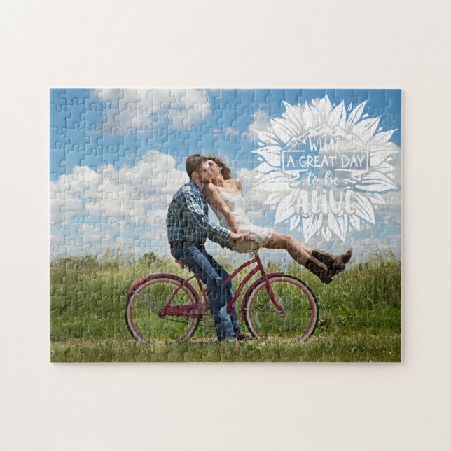 CUSTOM Photo | What A Great Day To Be Alive Jigsaw Puzzle (Horizontal)