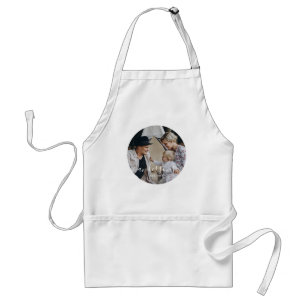 Custom photo with family name and established year standard apron