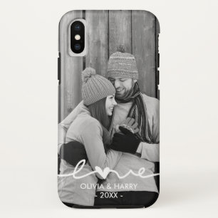 Custom Photo with Love Script Case-Mate iPhone Case
