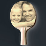 Custom photo with Sepia filter Ping Pong Paddle<br><div class="desc">Custom photo with Sepia filter</div>
