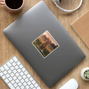 Custom Photo With Your Pet Dog Name Picture On