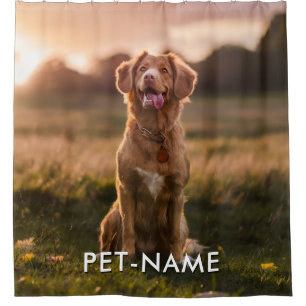 Custom Photo With Your Pet Dog Name Picture On