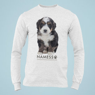 Custom Photo With Your Pet Dog Name Picture On T-Shirt