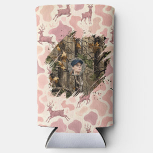Custom Photo Women's Deer Hunting Can Cooler