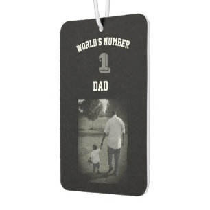 Custom Photo World’s Number One Dad Grandpa Uncle Air Freshener