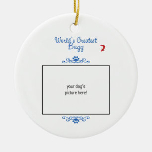 Custom Photo! Worlds Greatest Bugg Ceramic Ornament