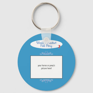 Custom Photo! Worlds Greatest Fell Pony Keychain