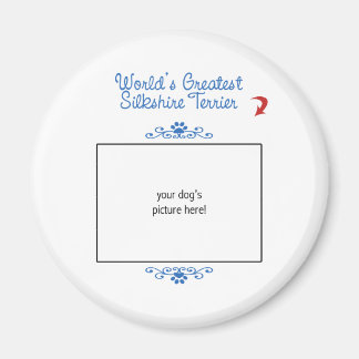 Custom Photo! Worlds Greatest Silkshire Terrier Magnet