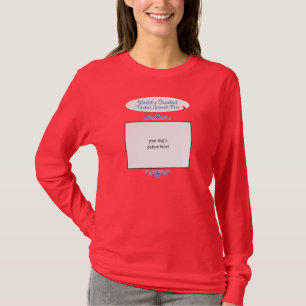 Custom Photo! Worlds Greatest Tibetan Spaniel Mix T-Shirt
