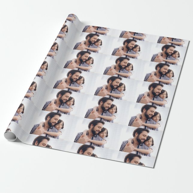 Custom Photo Wrapping Paper (Unrolled)