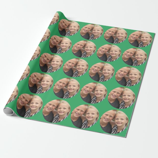 custom photo wrapping paper (Unrolled)