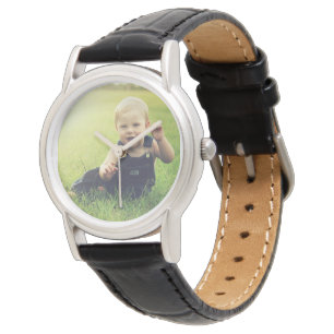 Custom Photo Wrist Watch Without Numbers