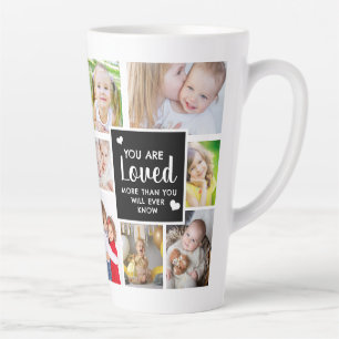 Custom Photo You Are Loved Latte Mug