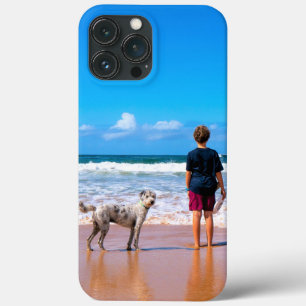 Custom Photo Your Own Design - I Love My Pet iPhone 13 Pro Max Case