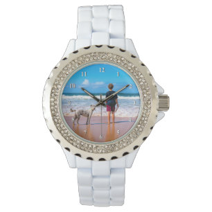 Custom Photo - Your Own Design - I Love My Pet  Watch