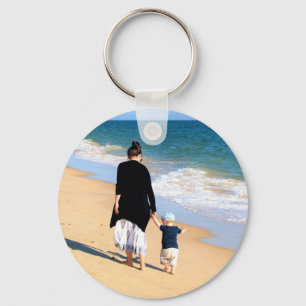 Custom Photo - Your Own Design - My MOM Keychain
