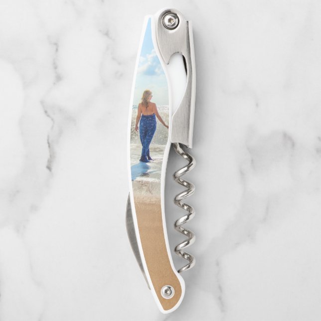 Custom Photo - Your Own Design - Personalized Corkscrew (Back)