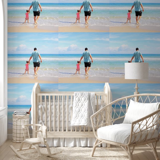 Custom Photo Your Own Design Personalized Wallpaper (Kids)