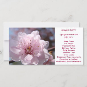 Custom Photocard Announcement Parties Blossoms