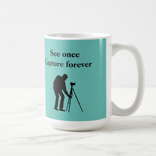 Custom Photographer Coffee Mug (Right)