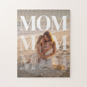 Custom PhotoPop Mom Jigsaw Puzzle