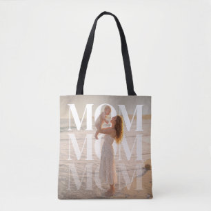 Custom PhotoPop Mom Tote Bag