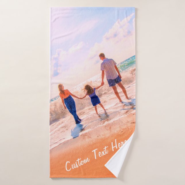 Custom Photos Bath Towel Set (Bath Towel)