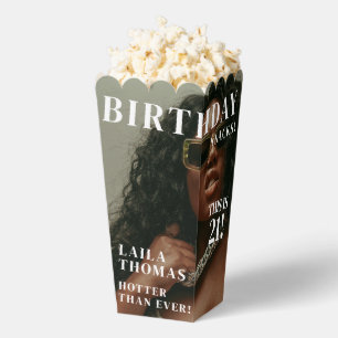 Custom Photos Birthday Party Magazine Cover Favor Box