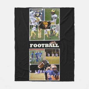 Custom Photos High School Football Fleece Blanket