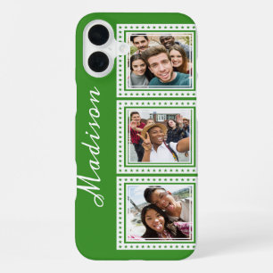 Custom photos, name & colour phone cases