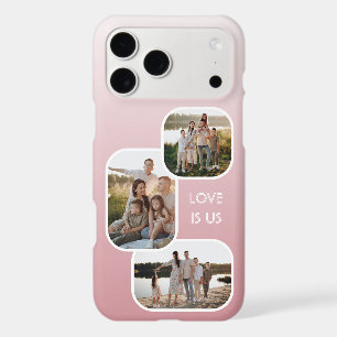 Custom Photos On Ombre Light Pastel Blush Pink